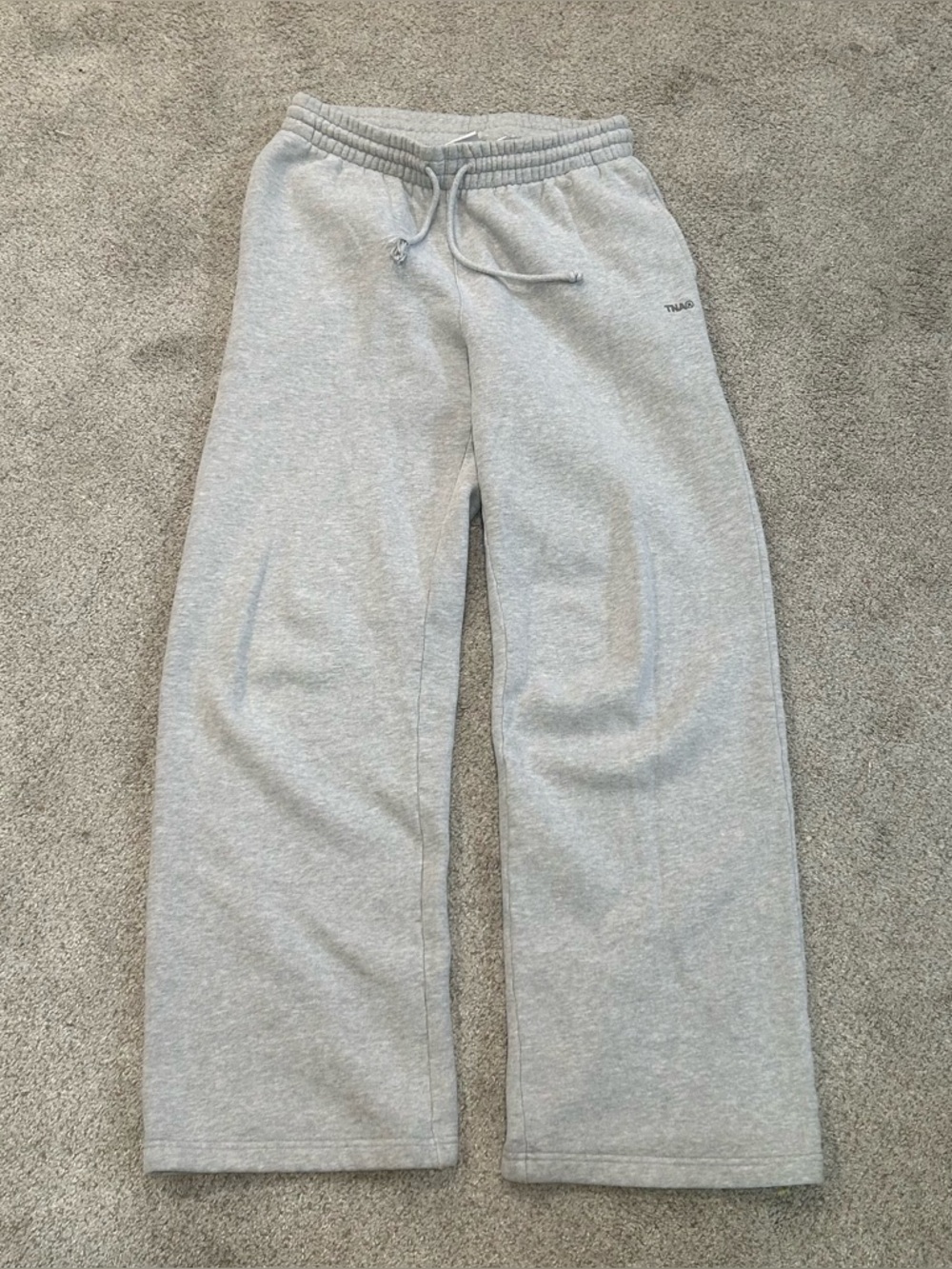 Aritzia TNA Cozy Fleece Boyfriend Sweatpants Gray | M